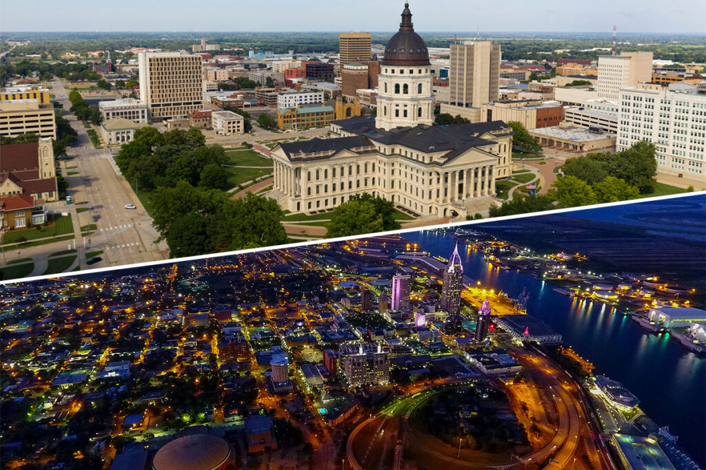 Topeka KS, Mobile AL
